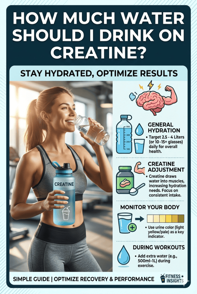 How Much Water Should You Drink on Creatine (Exact Guide)